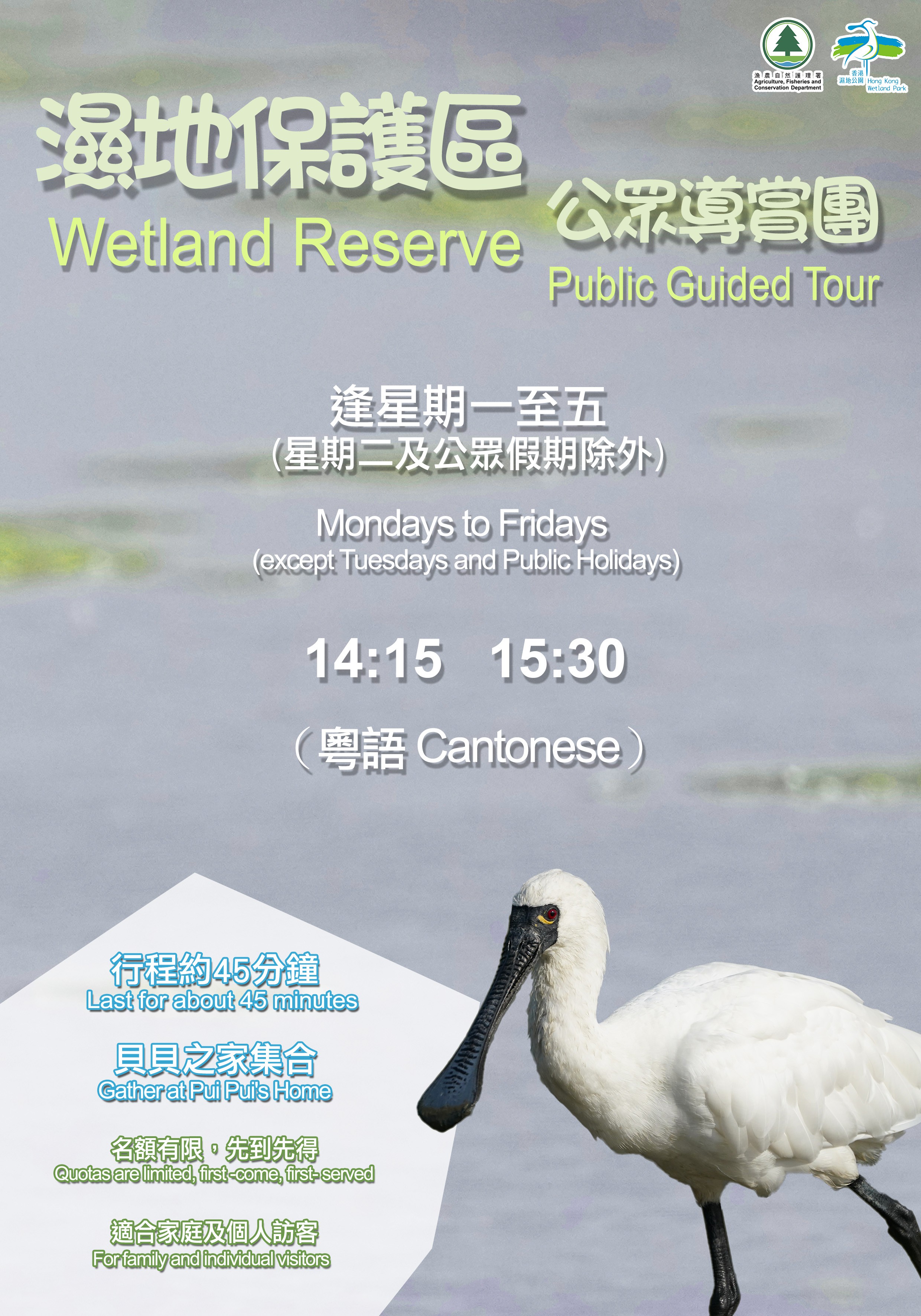 「濕地保護區」公眾導賞團